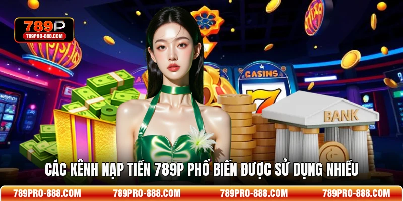 Các kênh nạp tiền 789P phổ biến được sử dụng nhiều