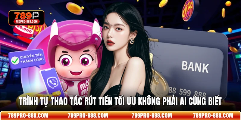Trình tự thao tác rút tiền tối ưu không phải ai cũng biết